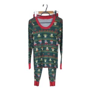 Hanna Andersson Star Wars Mandalorian Grogu Christmas Pajama Set Size XS Unisex